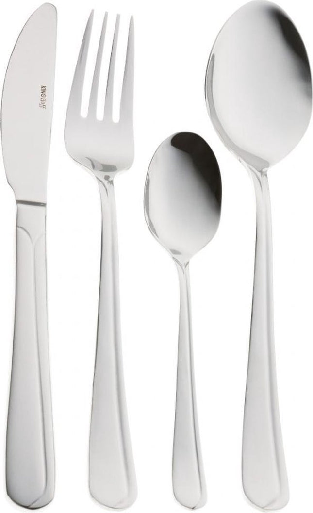 KINGHOFF 3561 - mallette de couverts de luxe - 72 pièces - 12 personnes - Couverts modernes
