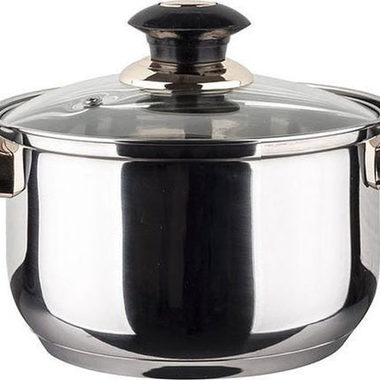 Batterie de cuisine - 12 pièces - Inox - Tous feux