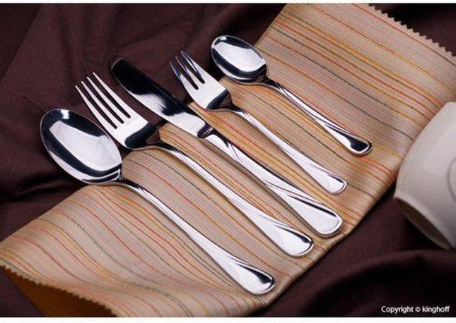 KINGHOFF Ménagère de Couverts en Valise - 72 pièces - 12 personnes