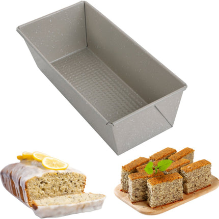 KINGHoff KH-1971 Moule à cake 26x11,5x7,5 cm - Moule de cuisson pour cake et pain - Revêtement antiadhésif - Convient pour le banana bread, les brownies et les pâtés - Résistant au four jusqu'à 220°C