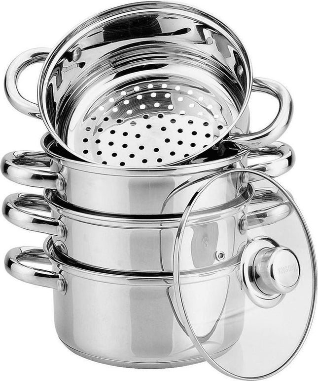 Kinghoff marmite à vapeur avec couvercle - 20 cm