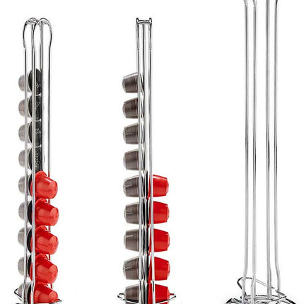 Porte-capsules distributeur de café - métal - pour 20 capsules - Nespresso