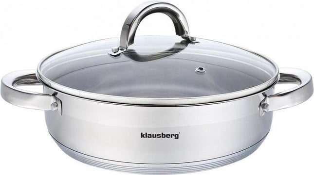Marmite basse avec couvercle - 3,5L - Ø24 cm