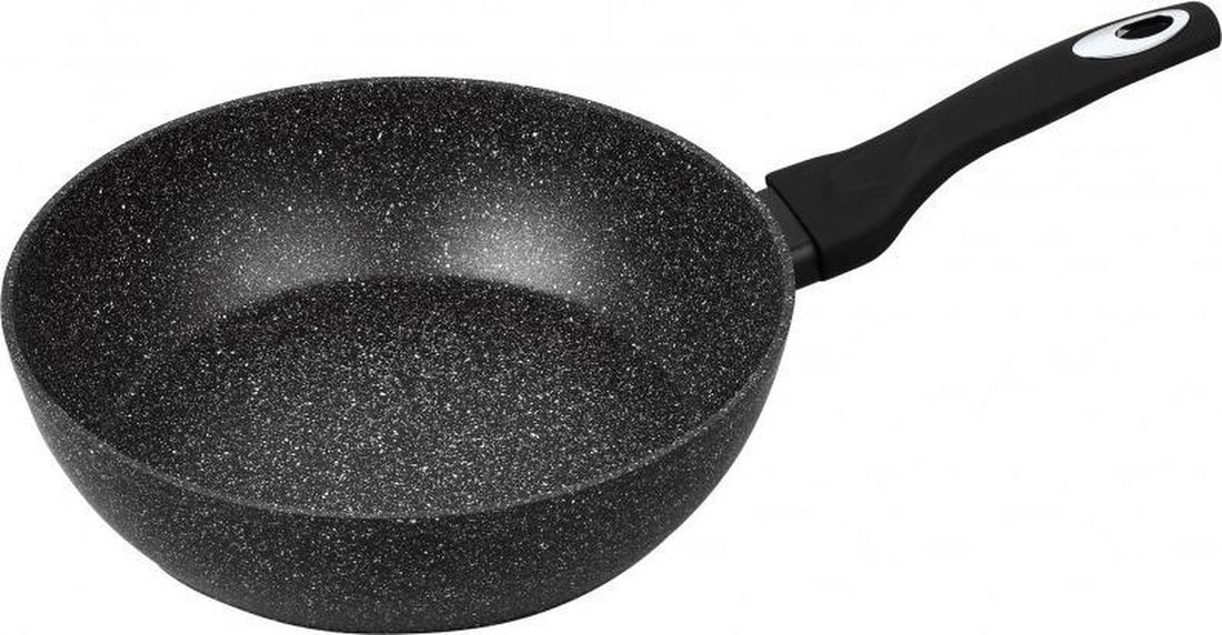 Klausberg wokpan zwart met marmer/keramische coating – Ø 24 of 28 cm, inductie – foto 2