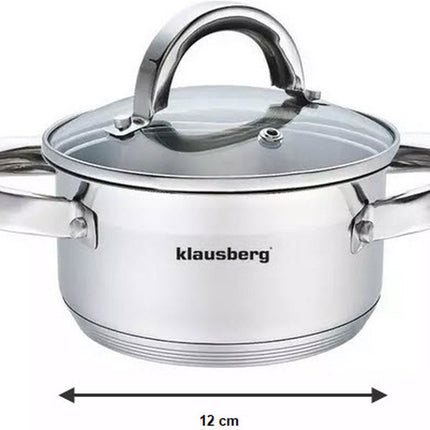 Casserole Klausberg avec couvercle - 0,5L - Ø12 cm