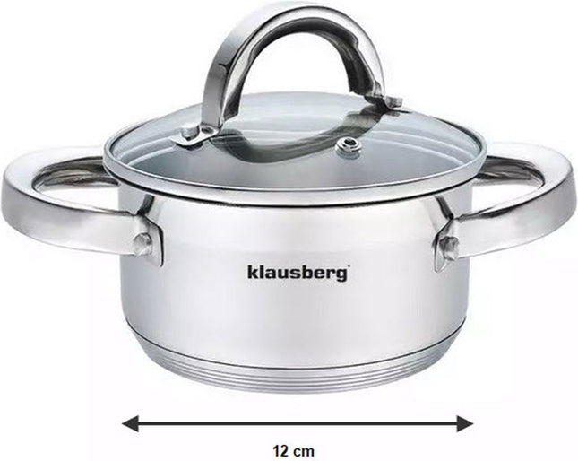 Casserole Klausberg avec couvercle - 0,5L - Ø12 cm