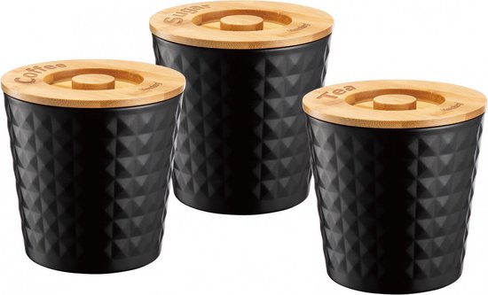 Klausberg 7487 - boîtes de conservation - acier - bambou