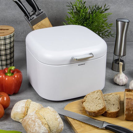 Klausberg 7503 - Boîte à pain - acier - Blanc