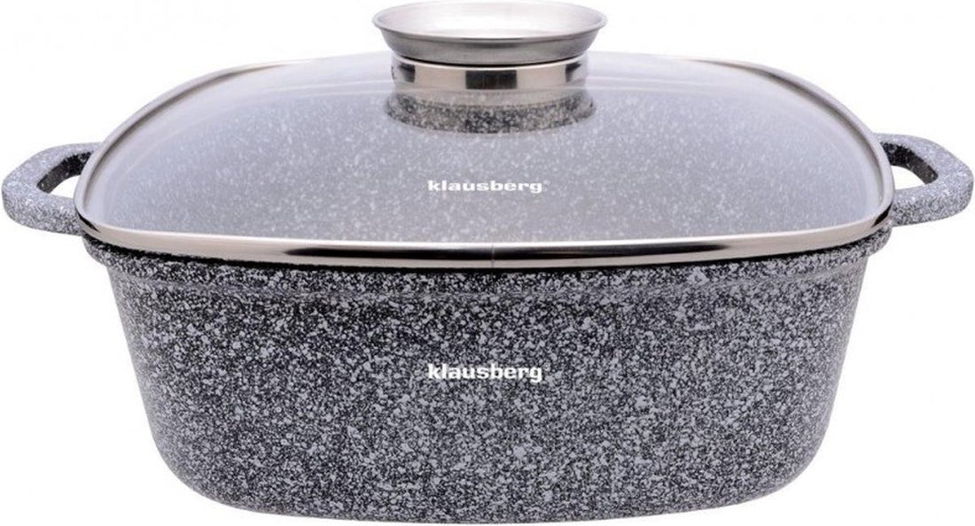 Klausberg quadratische Pfanne – Marmor-Look-Pfanne