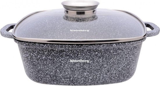 Klausberg 7530 - Pfanne in Marmoroptik - 24 cm - 4,4 Liter
