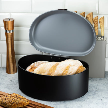 Klausberg 7576 - Boîte à pain - noir / gris