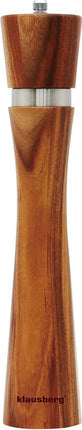 Moulin à poivre ou à sel Klausberg - 31,5 cm de hauteur - Bois d'acacia