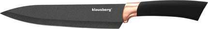 Klausberg - Ensemble de couteaux 6 pièces - Bloc de couteaux - Moderne - Noir