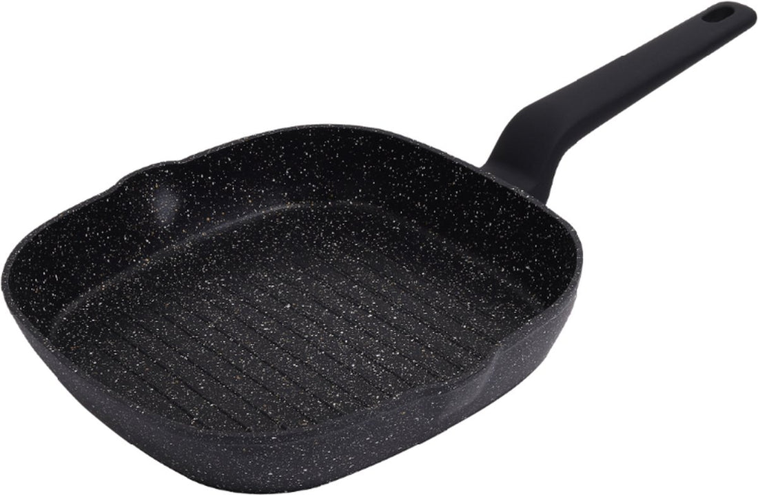 Klausberg 7661 - Bratpfanne aus schwarzem Marmor - 24 cm