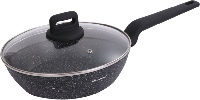 Klausberg - Poêle en marbre noir - avec couvercle