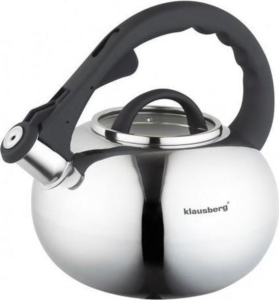 Klausberg KB-7068 Flötenkessel - 2,5 l - Edelstahl - alle Wärmequellen