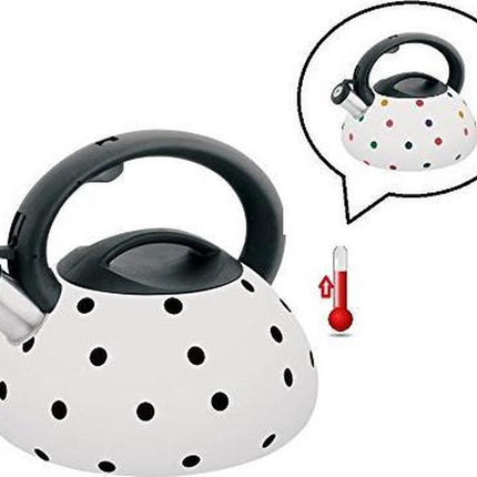 Klausberg KB-7074 bouilloire sifflante - 3L - inox - toutes sources de chaleur