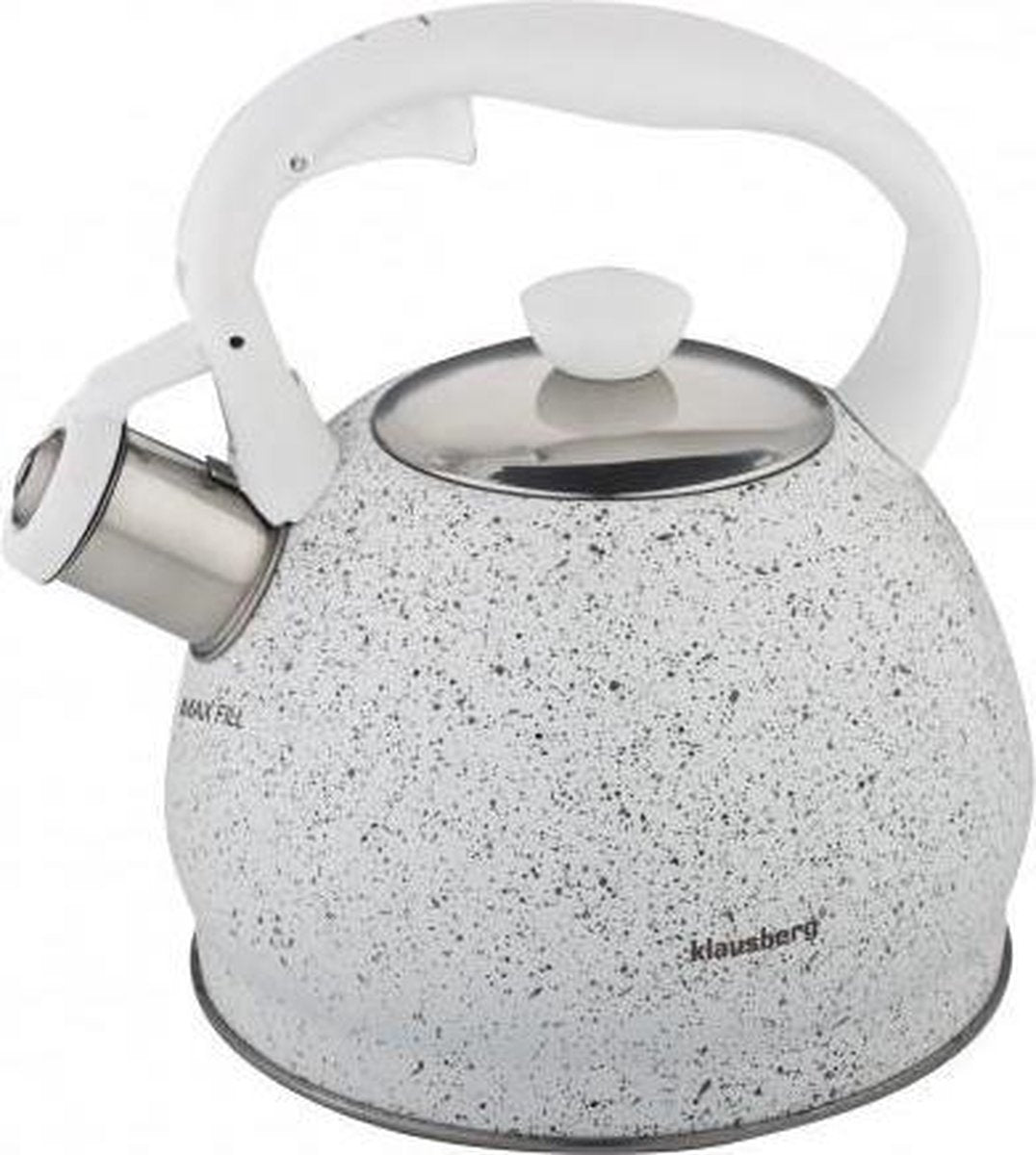 Klausberg KB-7319 Flötenkessel - 2L - Edelstahl - alle Wärmequellen