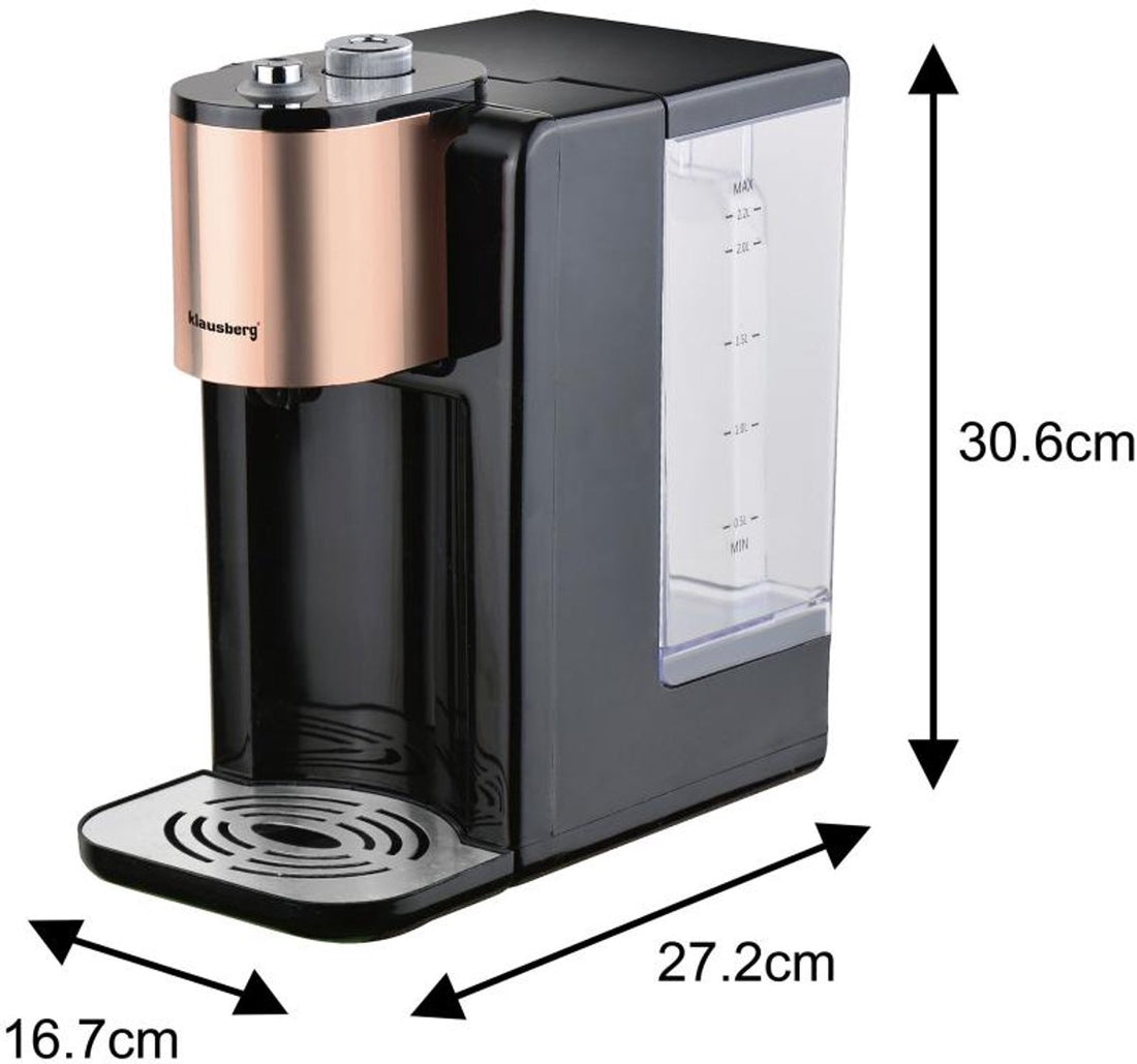 Klausberg KB7879 heetwaterdispenser – waterdispenser voor thuis, 2,2 liter – foto 8