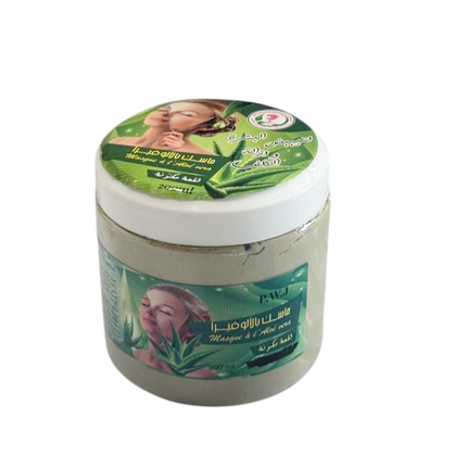 Masque à l'argile verte marocaine et à l'aloès vera