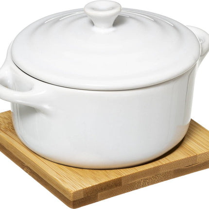 Petite cocotte avec couvercle - céramique Ø 10 cm