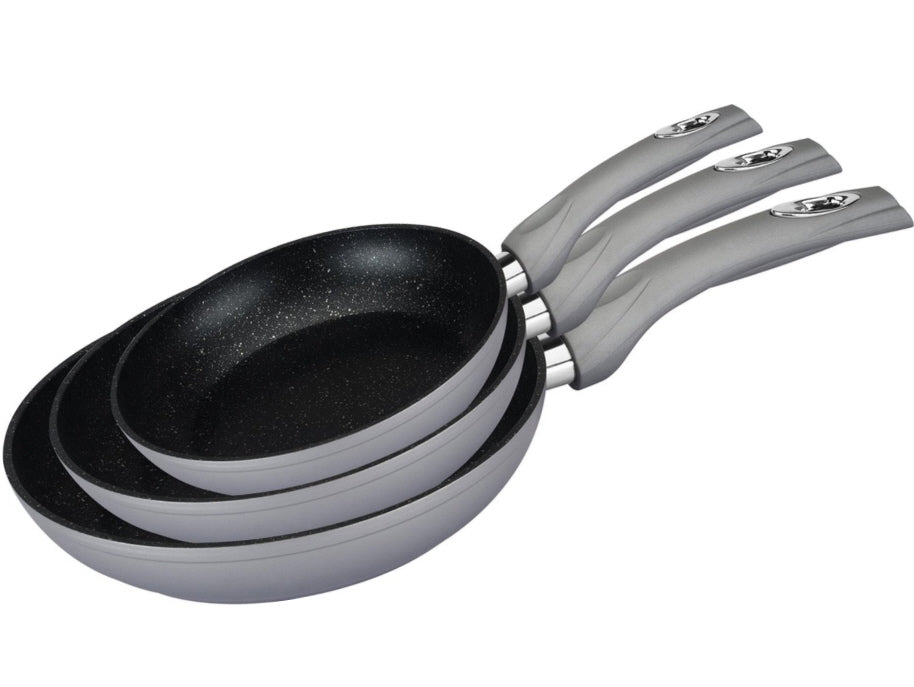 Pfannen-Set, 3-teilig, Silber