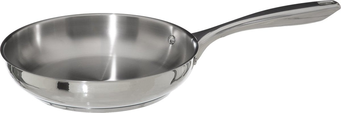 Bratpfanne - Für alle Kochfelder/Herde geeignet - Silber - Ø 24 cm