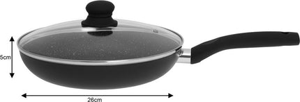 Poêle Ø26 cm - avec couvercle