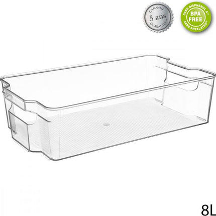 Waal - Organiseur de réfrigérateur - Boîtes de rangement transparentes pour cuisine
