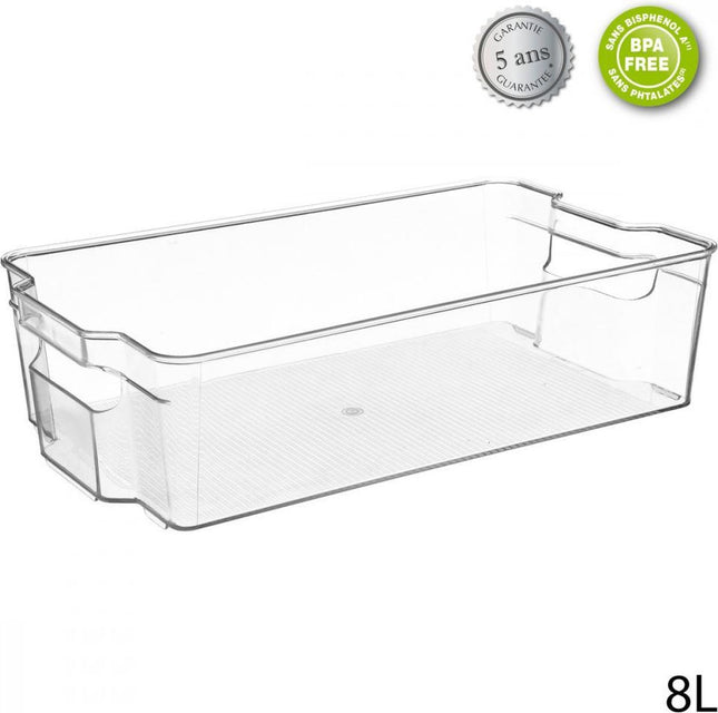 Waal - Organiseur de réfrigérateur - Boîtes de rangement transparentes pour cuisine