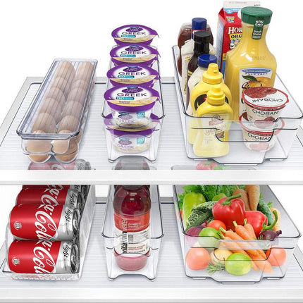 Waal - Organiseur de réfrigérateur - Boîtes de rangement transparentes pour cuisine