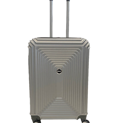 Set de 3 valises - Rigides Set de trolley avec cadenas TSA argenté