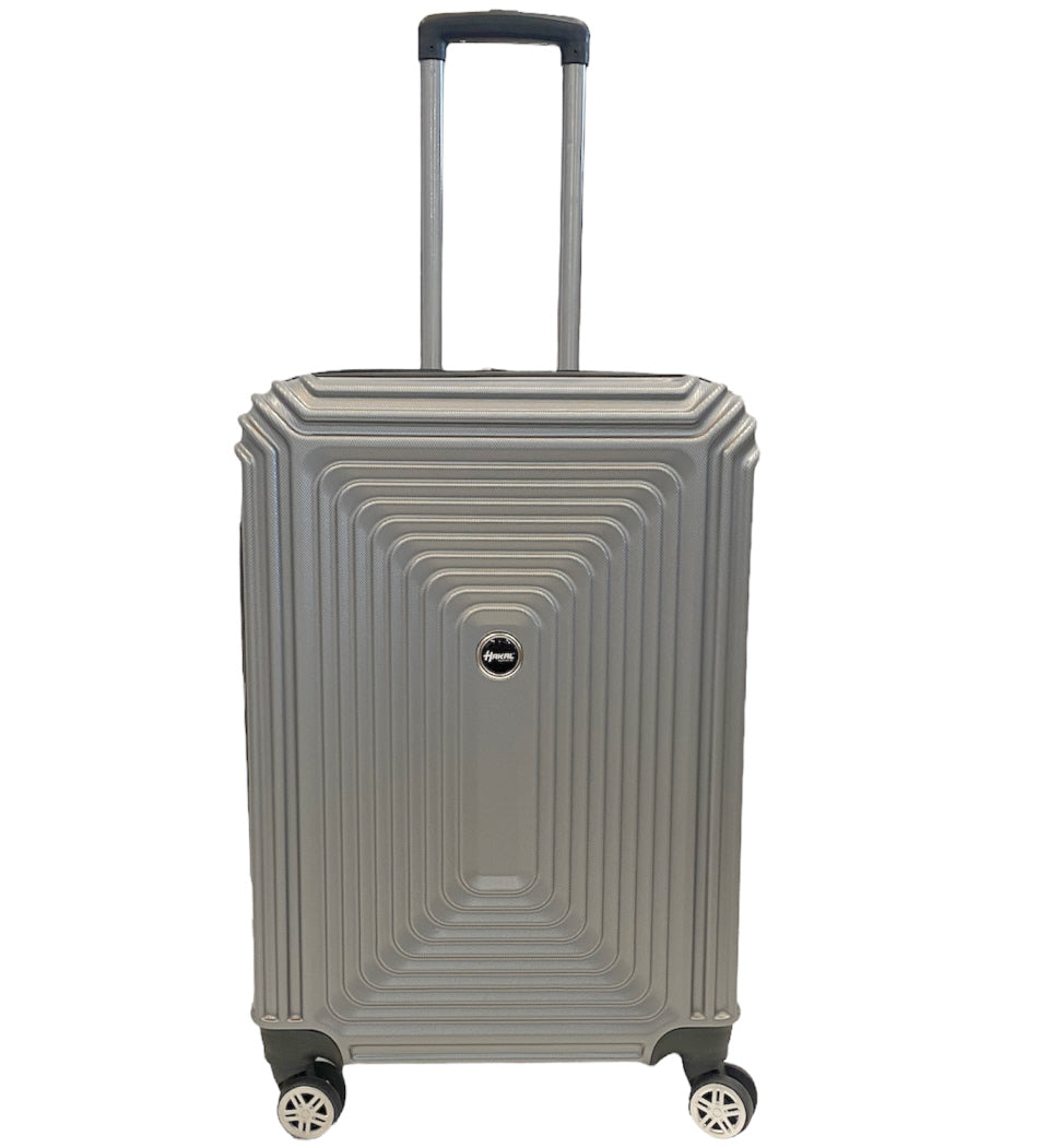 3-delige kofferset hardcase met TSA-slot – zilver, maten S, M en L – foto 6