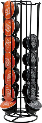 Kinghoff - Support pour capsules de café, porte-capsules - acier - noir