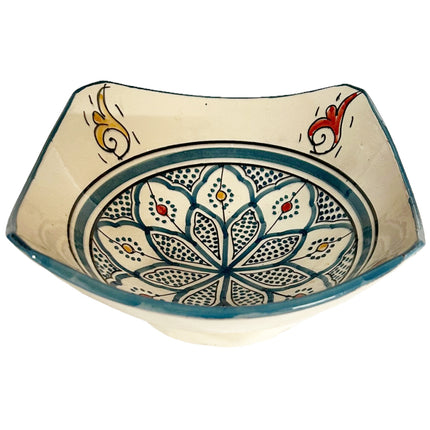 saladier bleu clair 24 x 24 cm