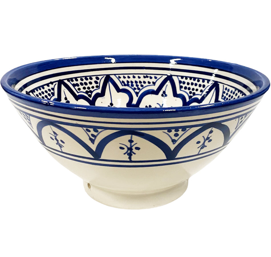Blue Salad Bowl 25 cm