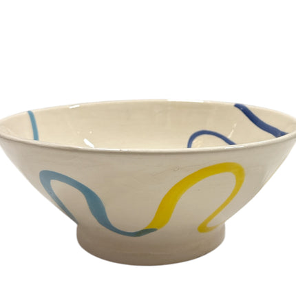 Bol marocain fait à la main - 24 cm - couleurs vives