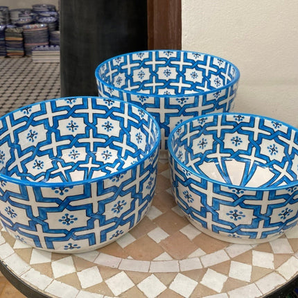 Bol en céramique marocain fait main