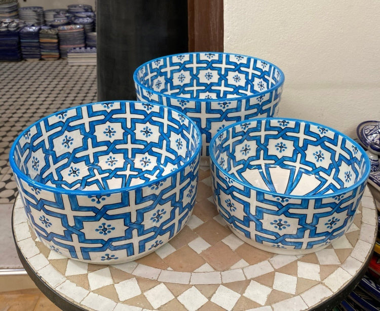 Handgemachte marokkanische Keramikschale