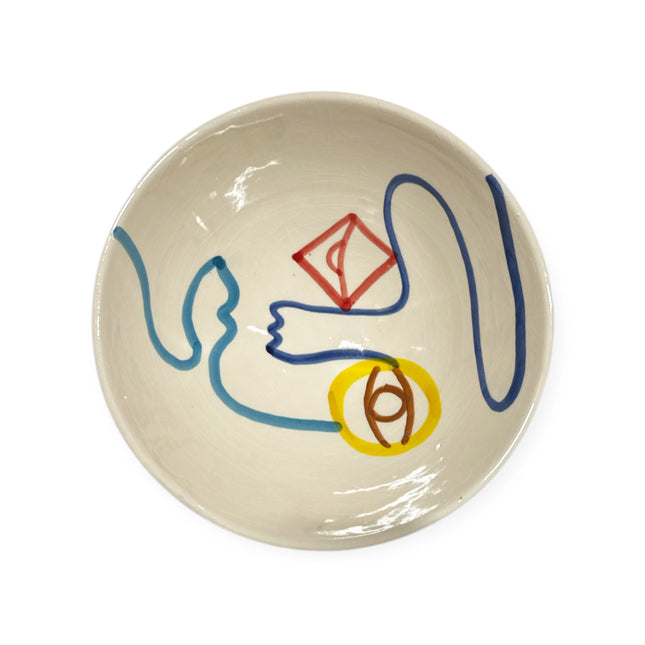 Bol marocain artisanal - 15 cm - couleurs vives