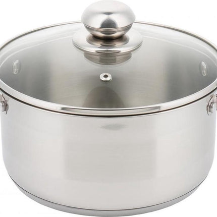 Casserole - Ø24 cm - acier inoxydable - tous feux