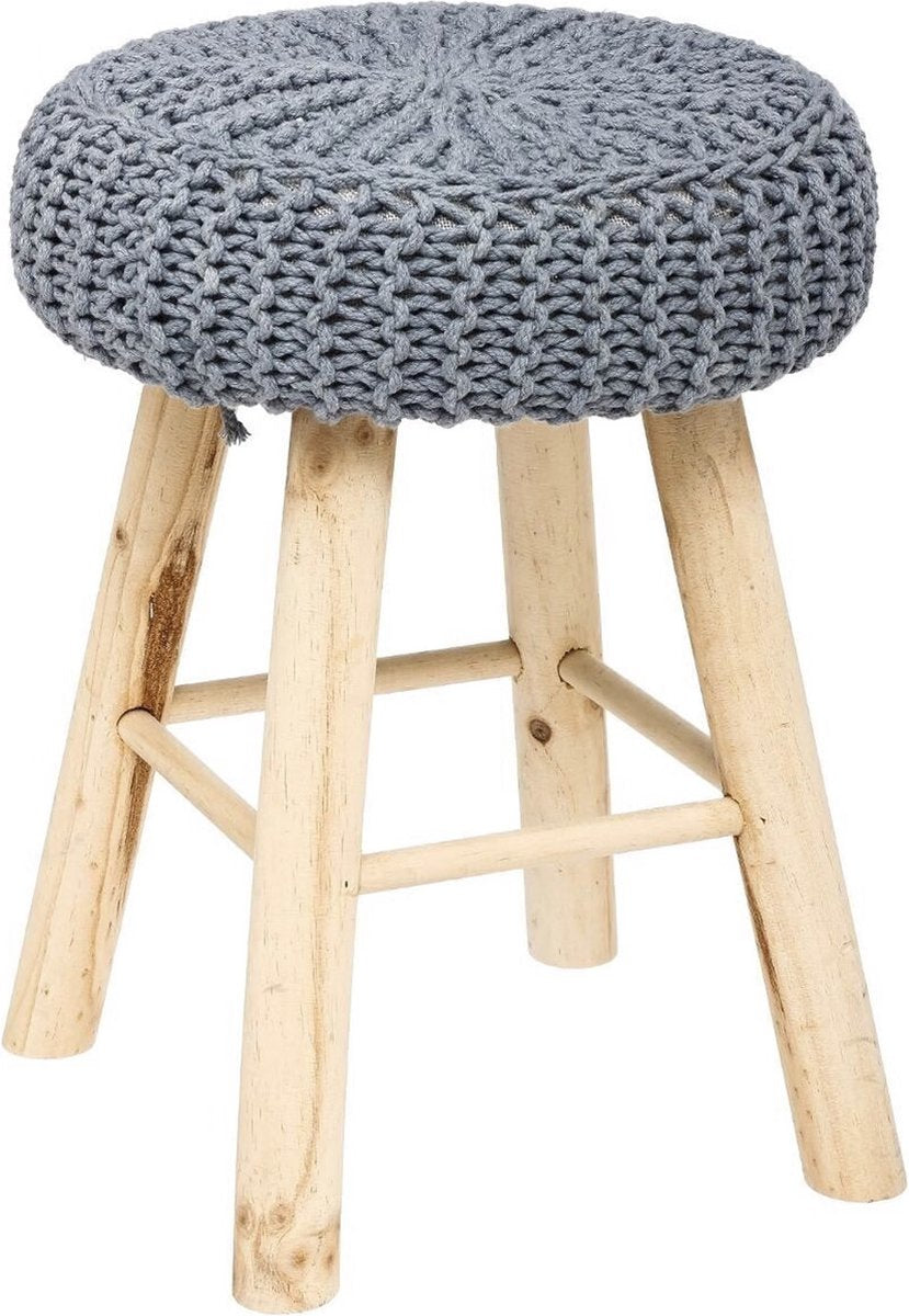Ribcord stool model Ibiza - D31 x H43 cm - side stools