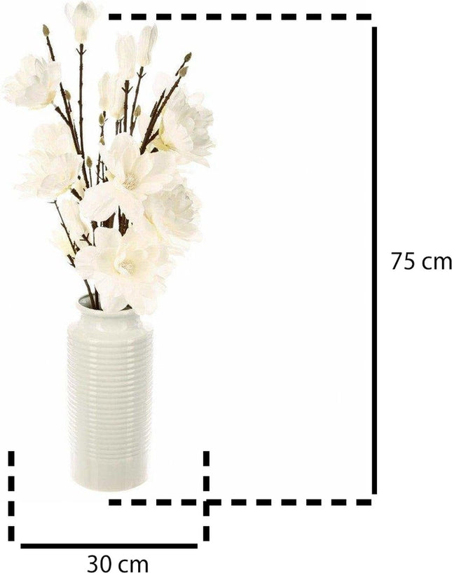 Fleurs artificielles MAGNOLIA, 75 cm