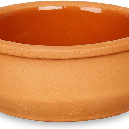 La Dehesa - Lot de 6 ramequins à tapas crème brûlée en terre cuite - marron 8 cm