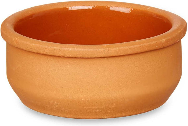 La Dehesa - Lot de 6 ramequins à tapas crème brûlée en terre cuite - marron 8 cm