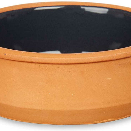 Lot de 6 ramequins à tapas crème brûlée, terre cuite noire, 12 cm