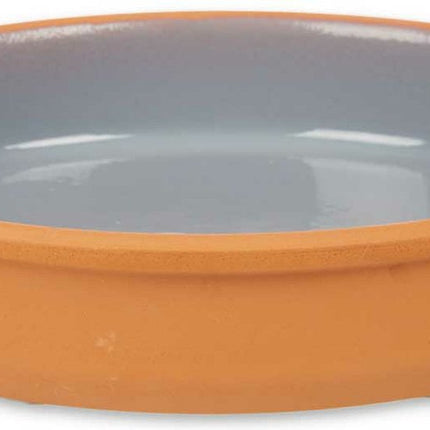 La Dehesa - Tapas-servir des snacks-plat au four terre cuite-gris 23x4 cm