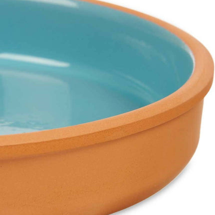 La Dehesa - Tapas/amuse-bouches/plat de service/plat à four en terre cuite/bleu 23x4 cm