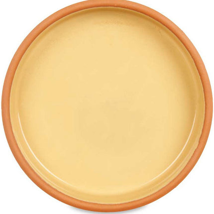 La Dehesa - Tapas servir des amuse-gueules-plat à four en terre cuite-jaune 23x4 cm