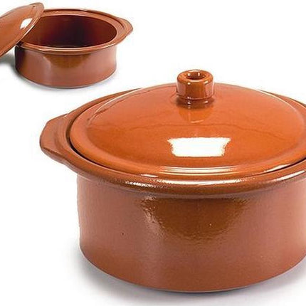 Cocotte Réfractaire 1,5 Litre 20 X 13 Cm Terre Cuite